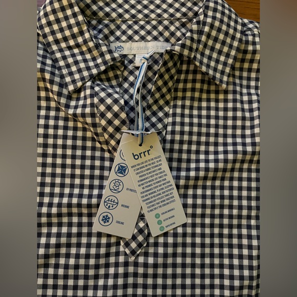 NWT Southern Tide Kamryn Brrr Intercostal Gingham Dress - Picture 9 of 12